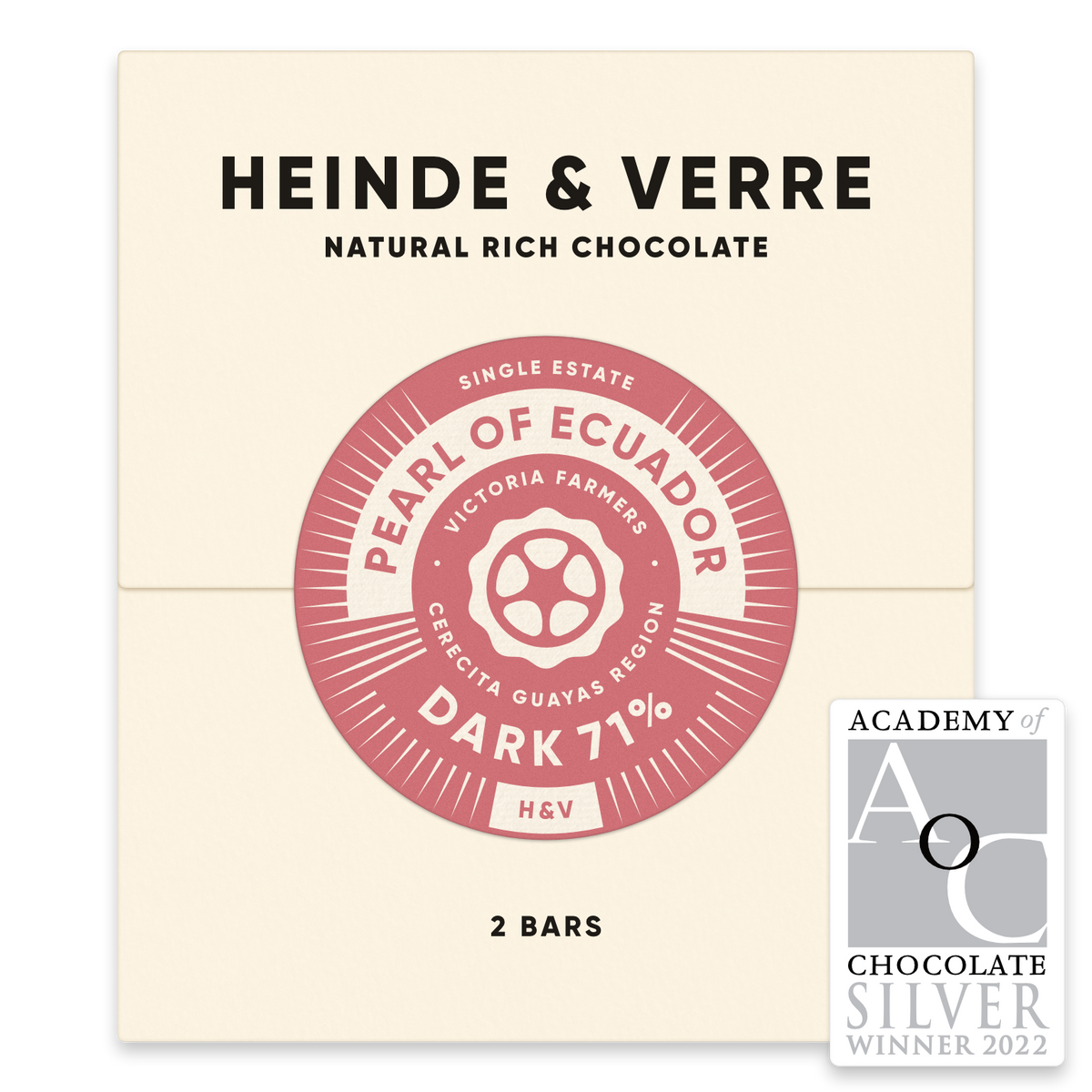 Heinde & Verre Pearl of Ecuador Dark 71%