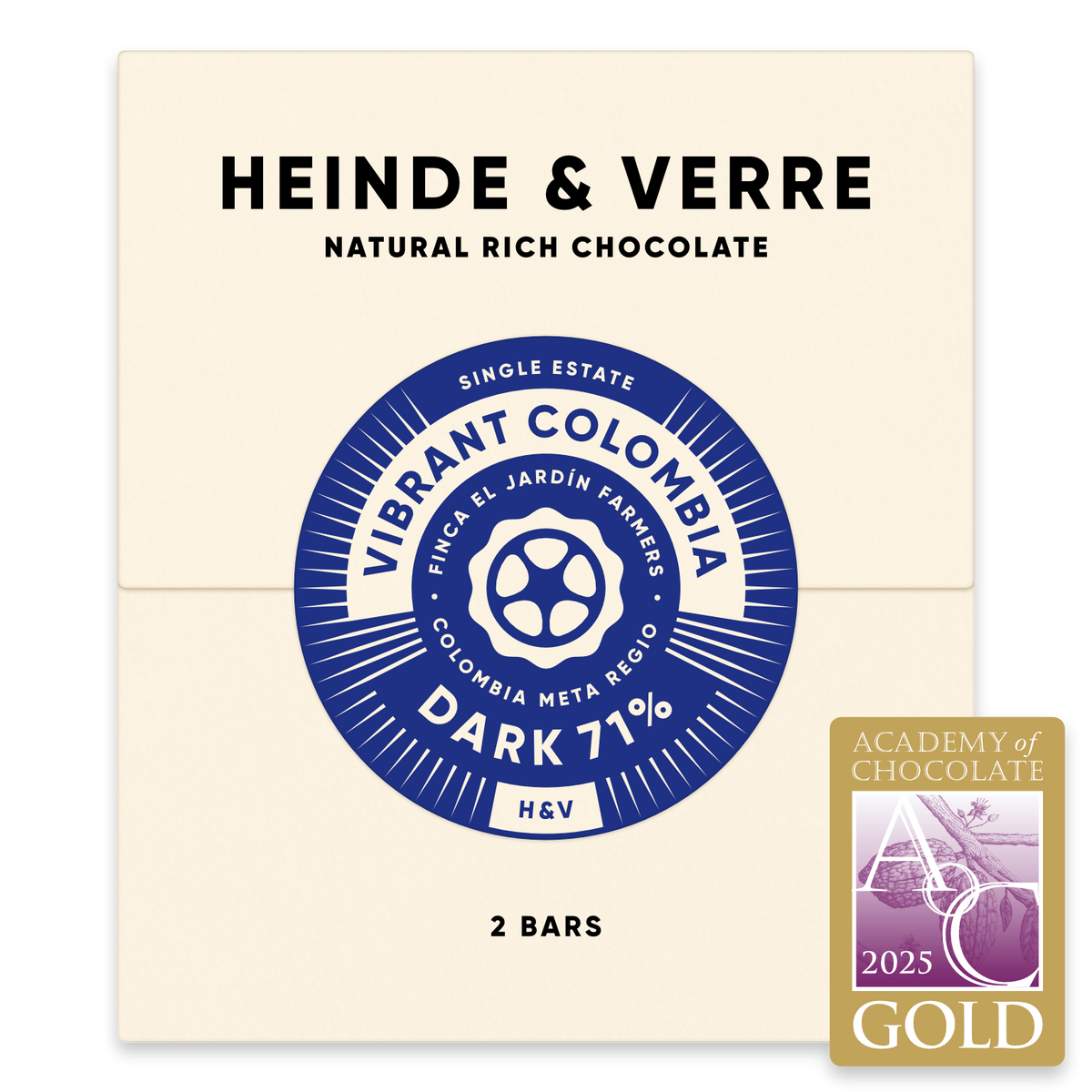 Heinde & Verre Vibrant Colombia Dark 71%