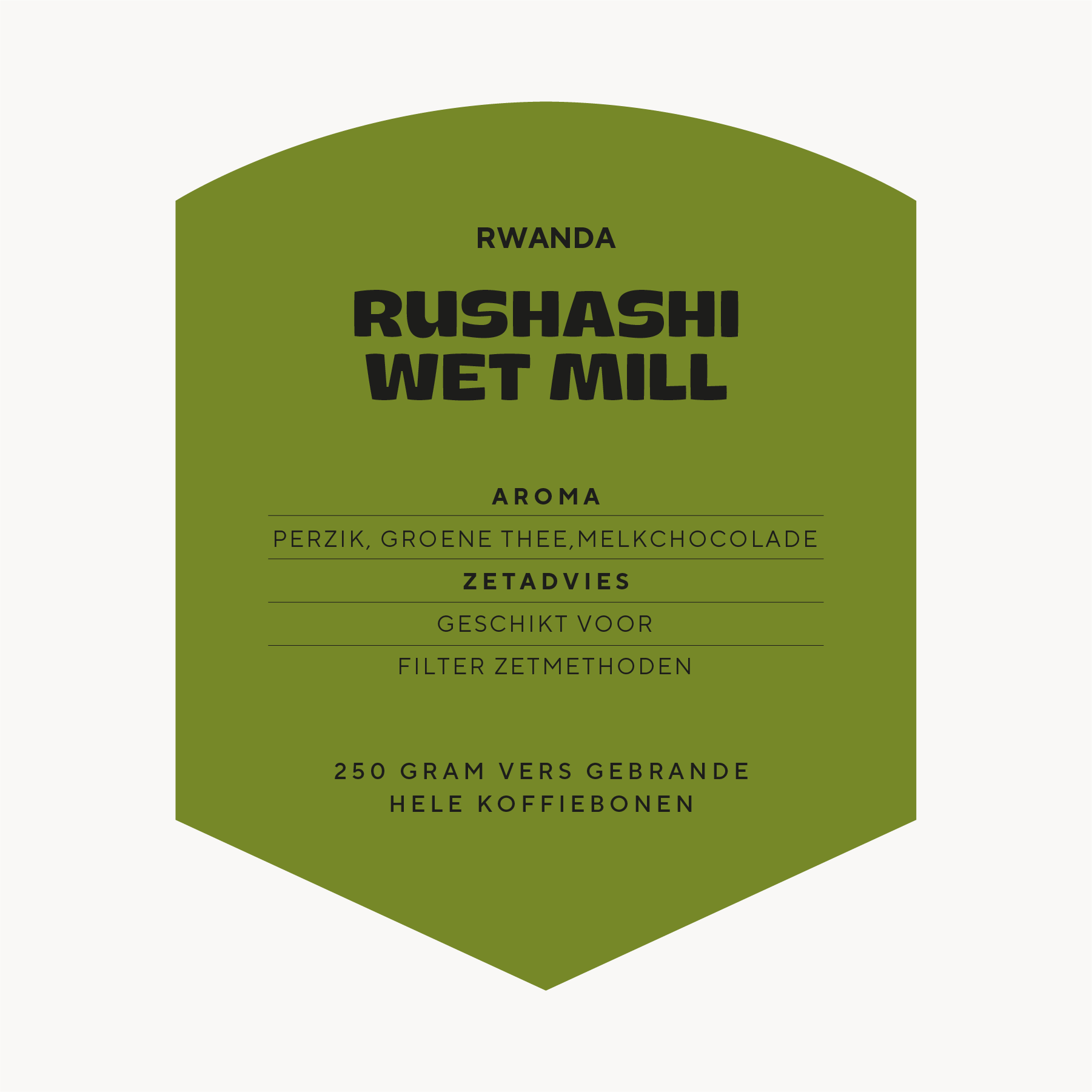 Rwanda Rushashi Wet Mill koffie