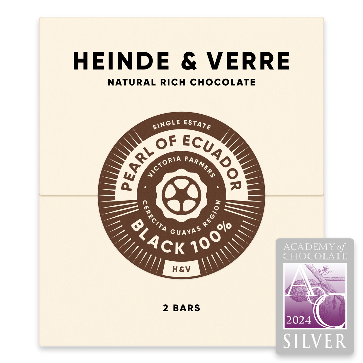 Heinde & Verre Pearl of Ecuador Black 100%