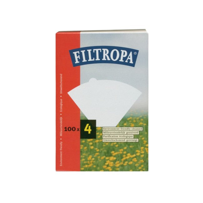 Filtropa - Filterpapier 100x 1x4 gebleekt